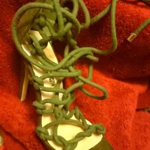 Olive Green Heels